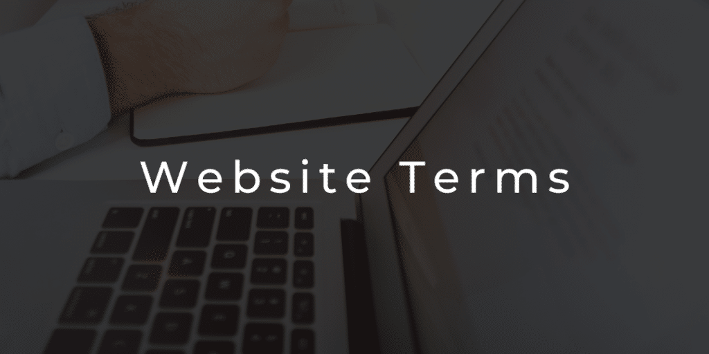 Website Terms